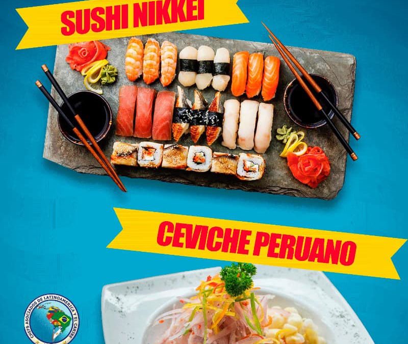 Patrocinadores taller máster Class de Sushi Nikkey y Ceviche Peruano